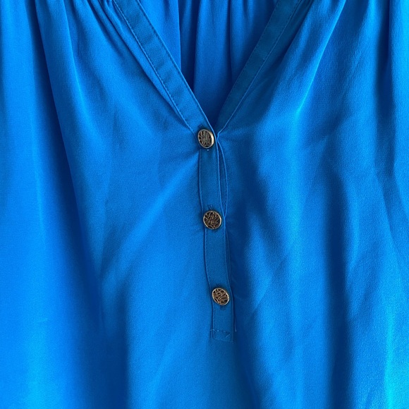 Lilly Pulitzer Elsa Silk Top Blue Size Small - Picture 3 of 7